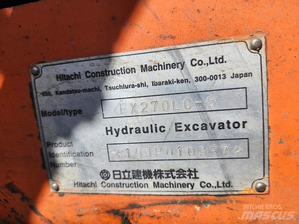 Hitachi EX 270 LC-5 Koparki gąsienicowe