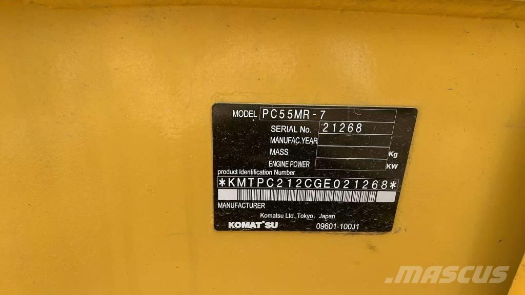 Komatsu PC 55 MR Koparki gąsienicowe