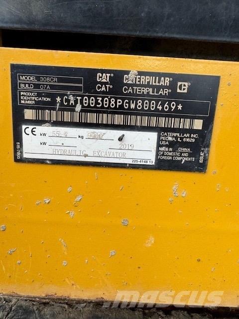 CAT 308 CR Midikoparki  7t - 12t