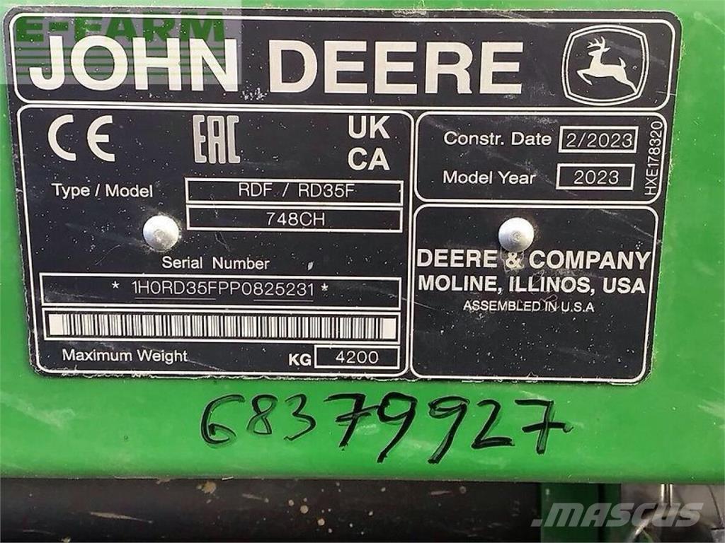 John Deere s 780 Kombajny zbożowe