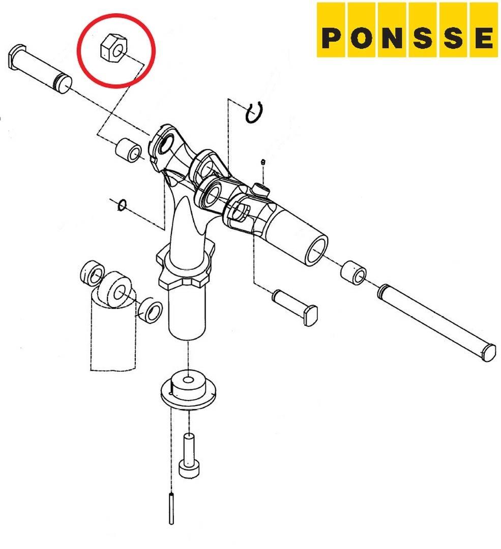 Ponsse 0008888 Ramy i zawieszenie