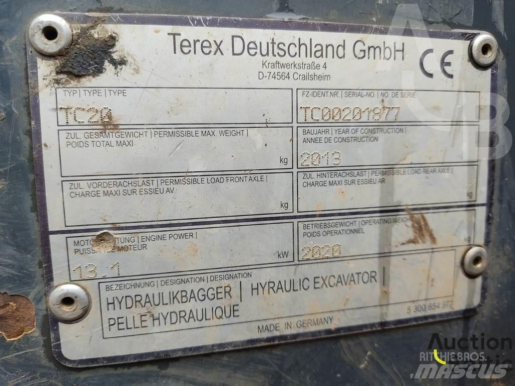Terex TC 20 Minikoparki