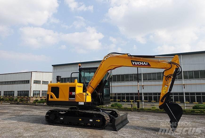 Yuchai YC80 PREMIUM Koparki gąsienicowe
