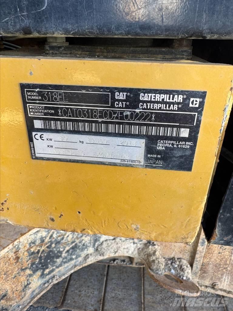 CAT 318 E L Koparki gąsienicowe
