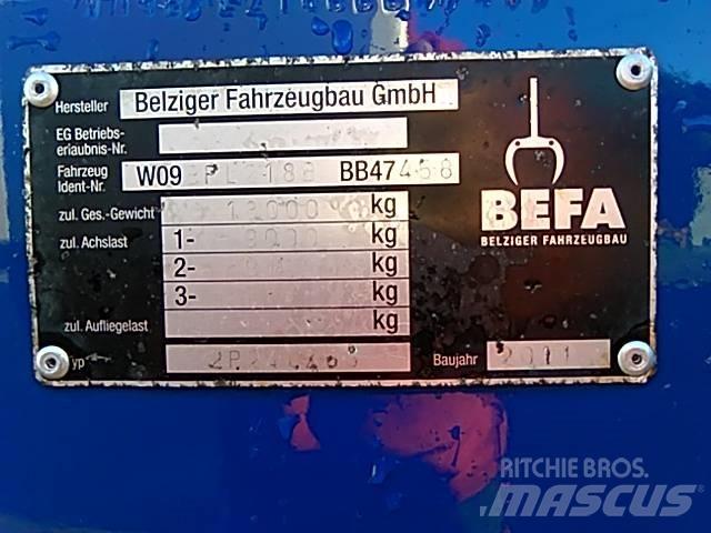 BEFA 6500 Przyczepy do przewozu drewna