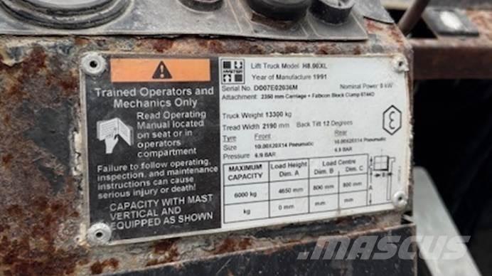 Hyster H 8.00 XL 5 Samojezdne maszyny do załadunku