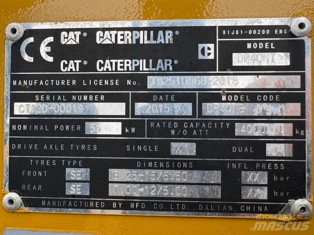 CAT DP40NT Wózki Diesla
