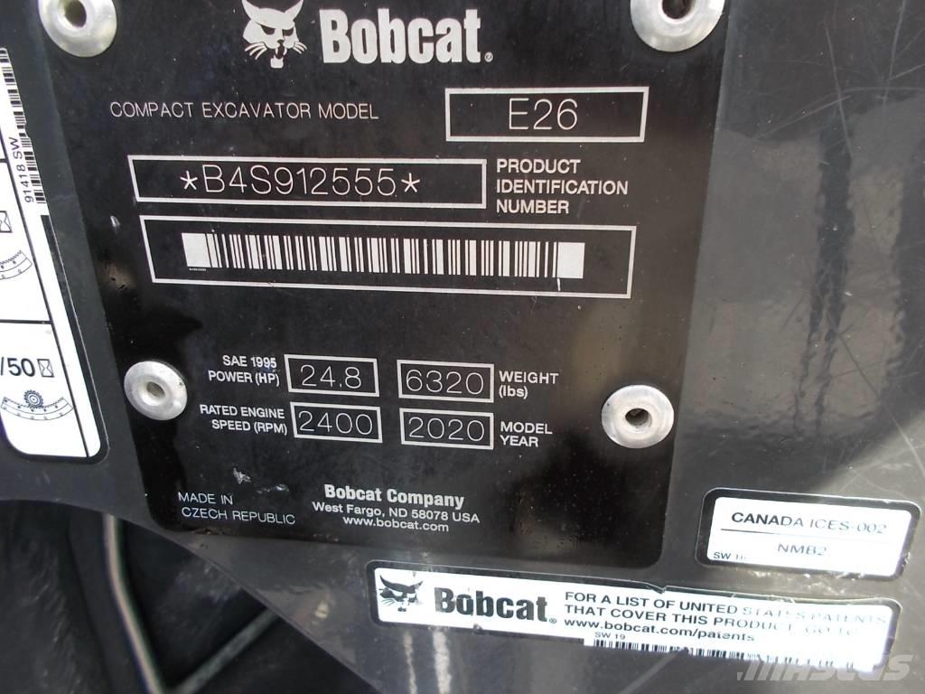 Bobcat E26GM Minikoparki