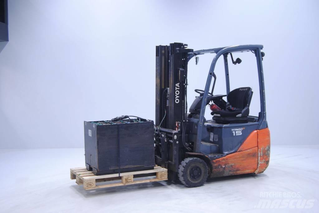 Toyota 8FBE15T Wózki elektryczne