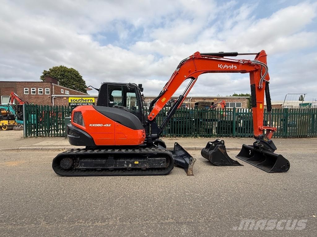 Kubota KX 080-4 Midikoparki  7t - 12t