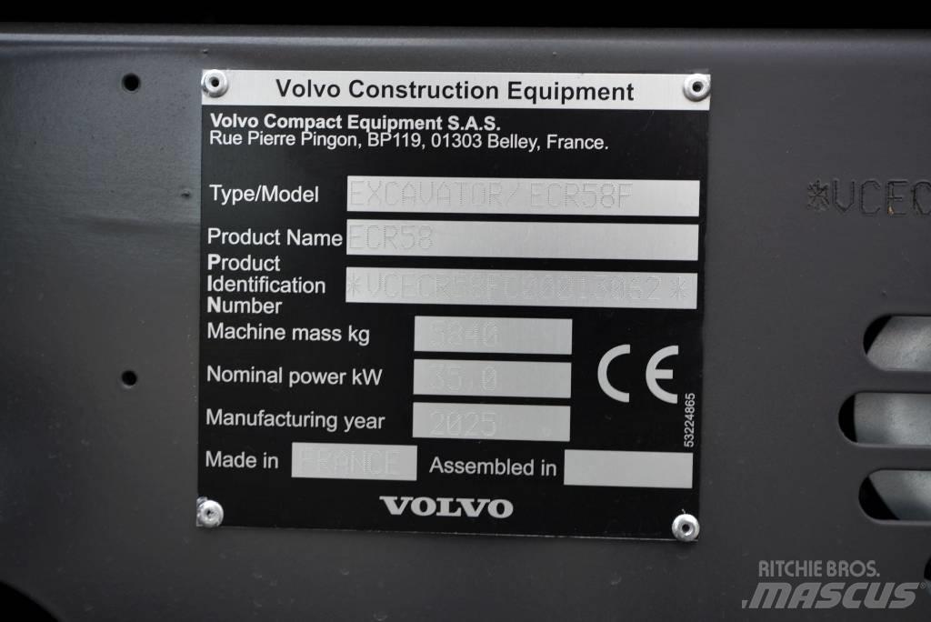 Volvo ECR 58 F Minikoparki