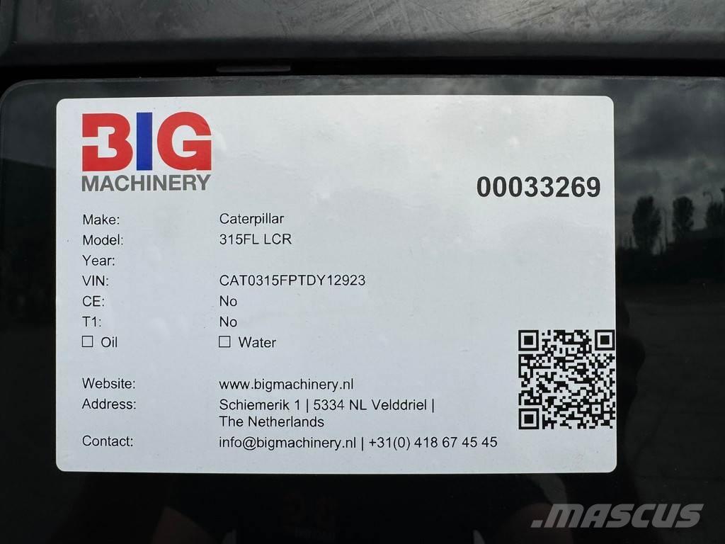 CAT 315F LCR Koparki gąsienicowe