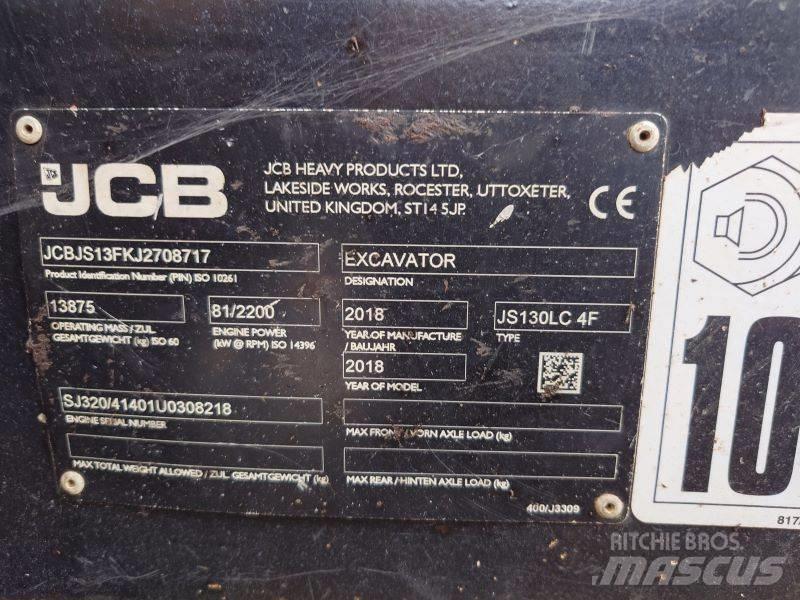 JCB JS 130 LC Koparki gąsienicowe