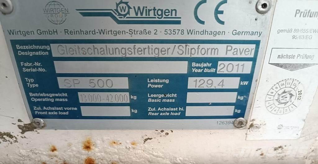 Wirtgen SP500 Rozściełacze do asfaltu