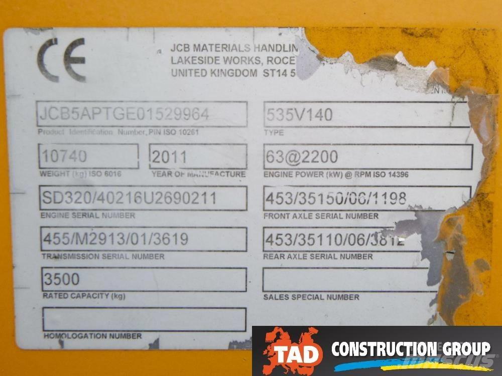 JCB 535-140 Hiviz Ładowarki teleskopowe