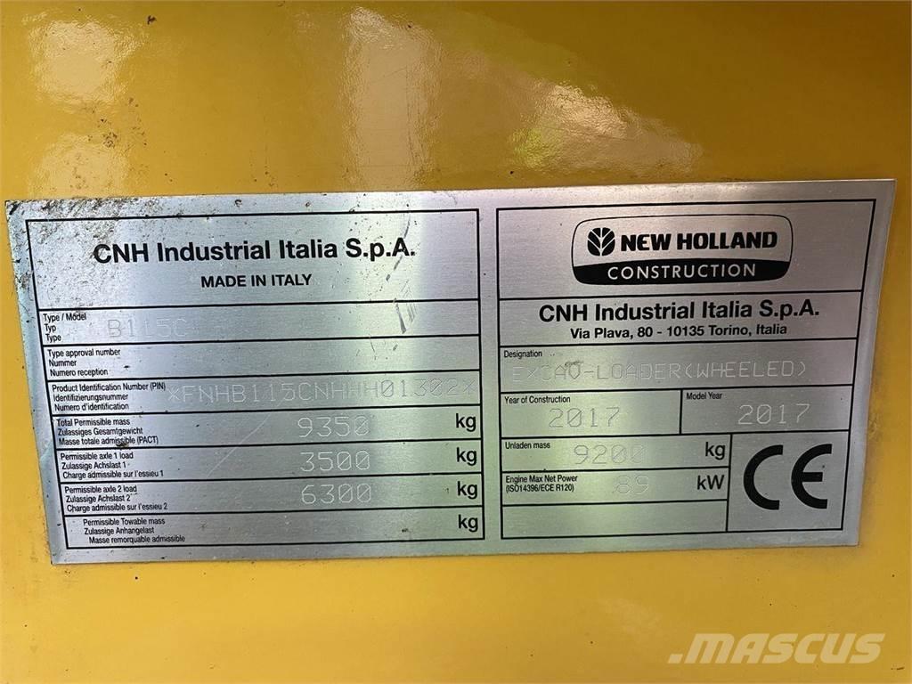 New Holland LB115 Koparko-ładowarki