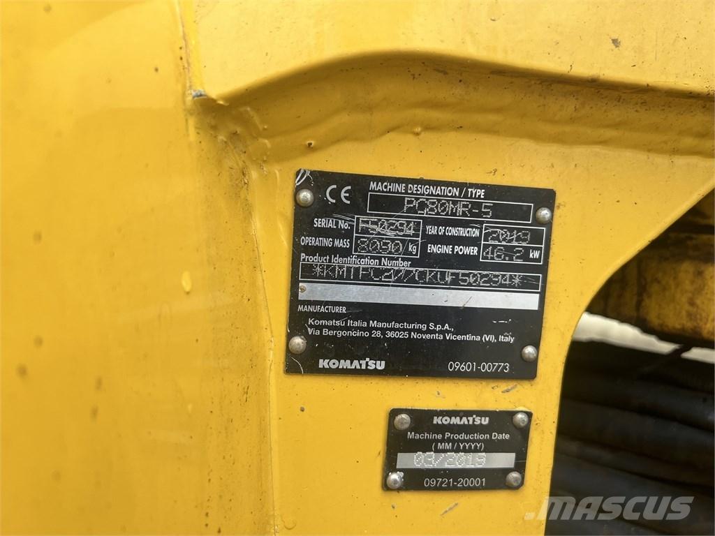 Komatsu PC 80 MR Midikoparki  7t - 12t