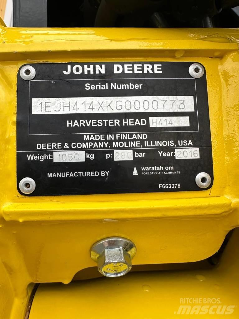 John Deere H 414 Głowice do harwesterów
