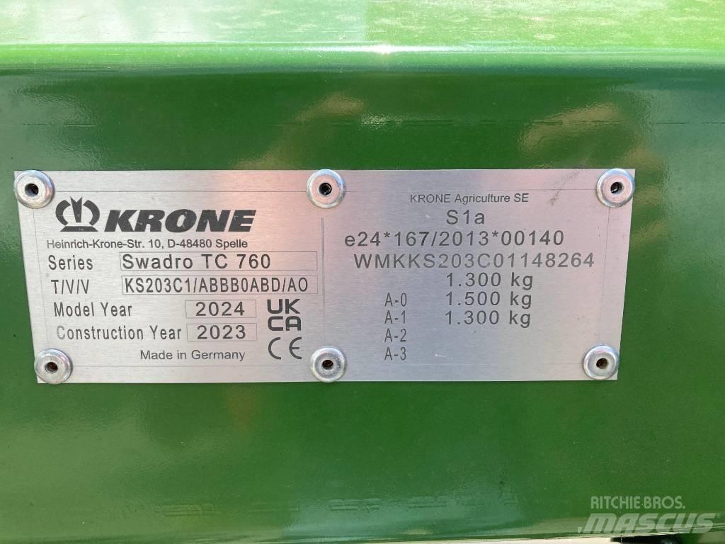 Krone Swadro TC 760 Ciągnikowe żniwiarki pokosowe