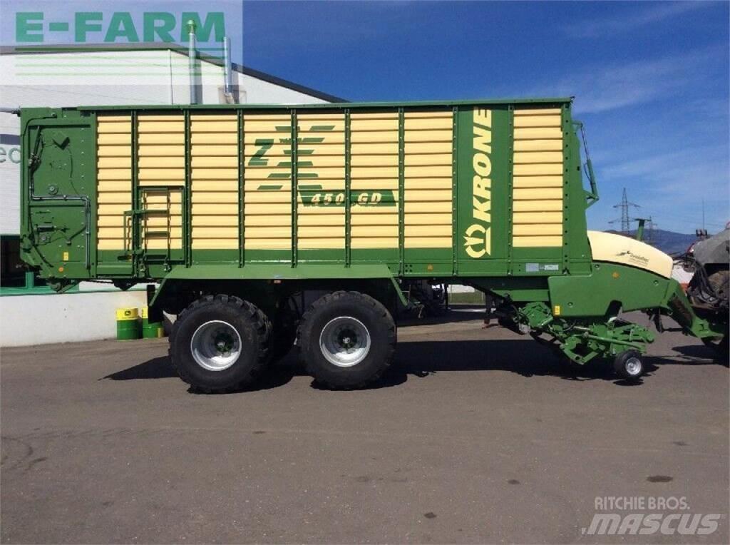 Krone zx 450 gd Przyczepy zbożowe