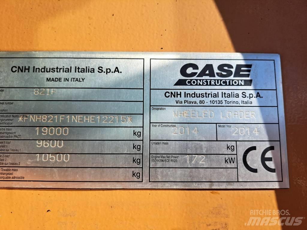 CASE 821 F Ładowarki kołowe