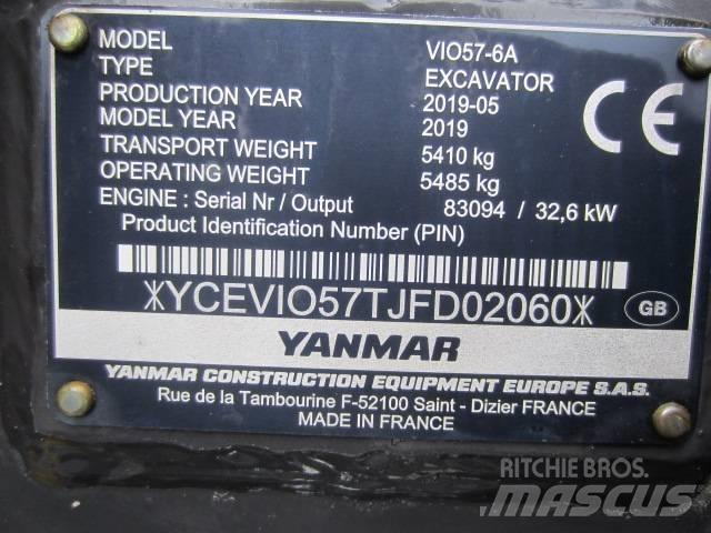 Yanmar Vio 57 Minikoparki