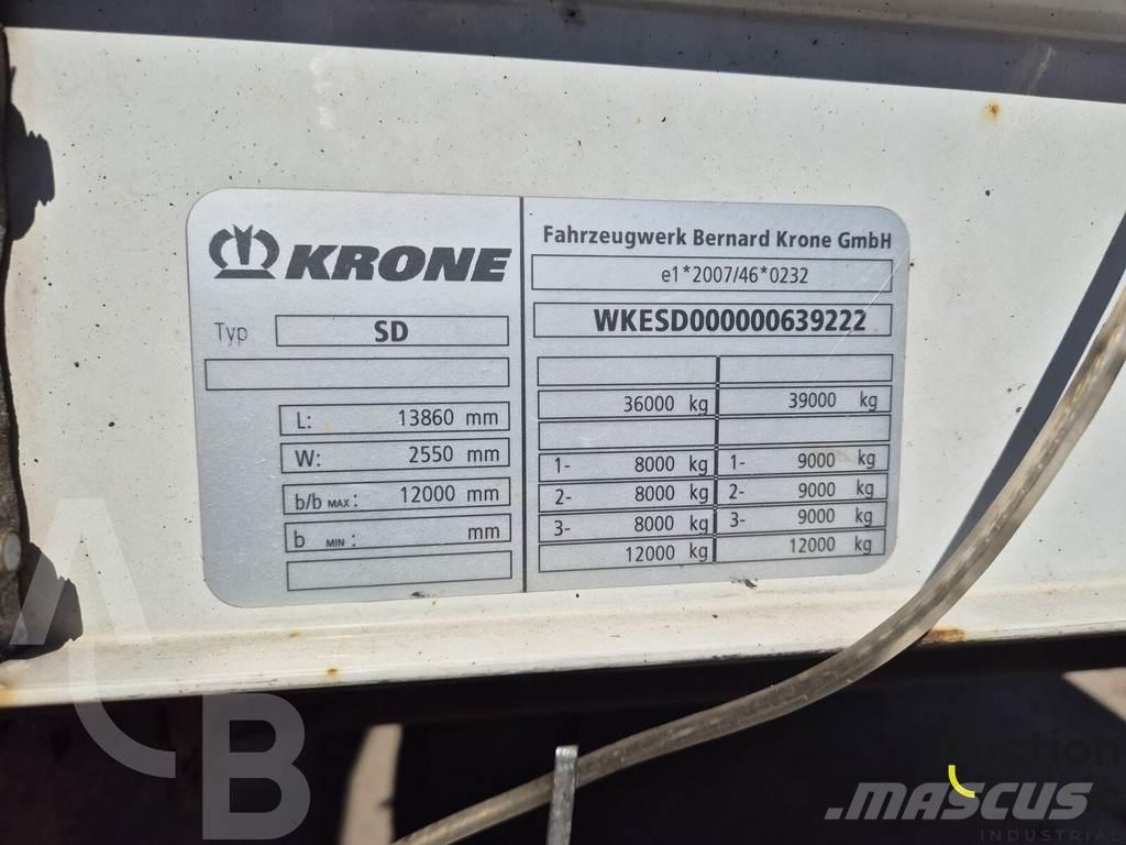 Krone SD Naczepy firanki