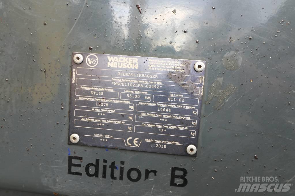 Wacker Neuson ET 145 Koparki gąsienicowe