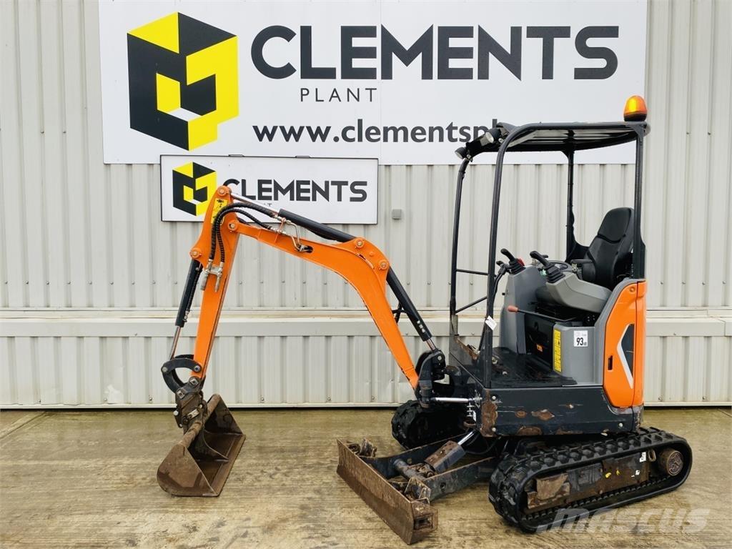 Doosan DX17Z Minikoparki