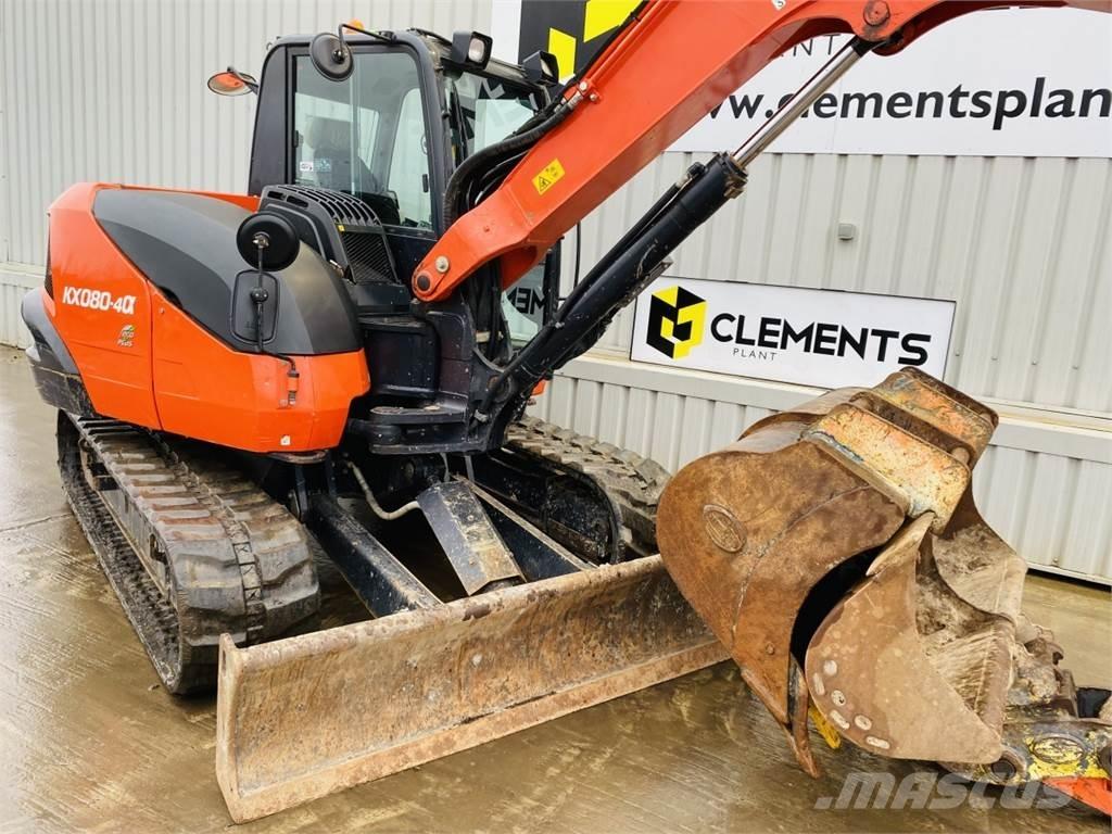 Kubota KX080-4a Midikoparki  7t - 12t