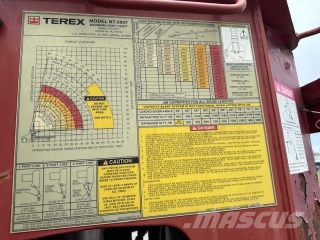 Terex BT 2047 Żurawie samochodowe
