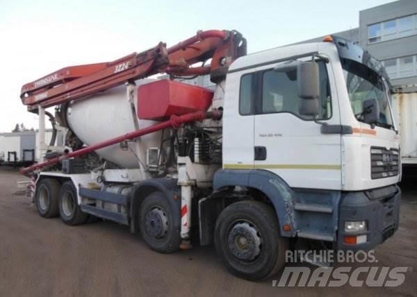 MAN TGA 35.410 +Sermac Samojezdne pompy do betonu
