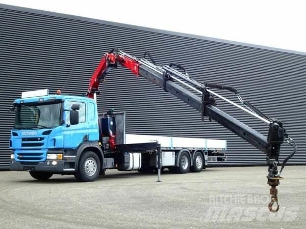 Scania P320 + Effer Żurawie samochodowe
