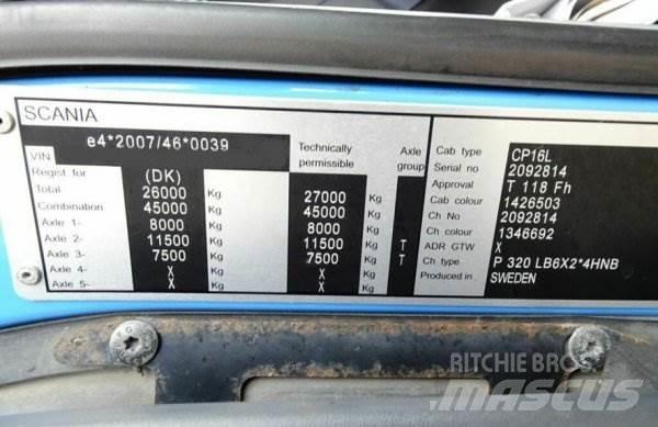 Scania P320 + Effer Żurawie samochodowe