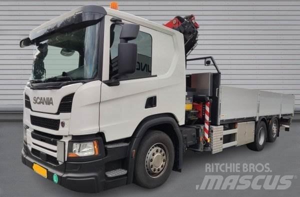 Scania P410 Żurawie samochodowe