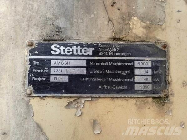 Stetter AM 6 SH Gruszki do betonu