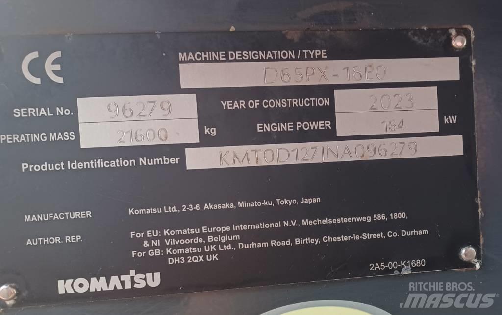 Komatsu D65PX-18 Spycharki gąsienicowe