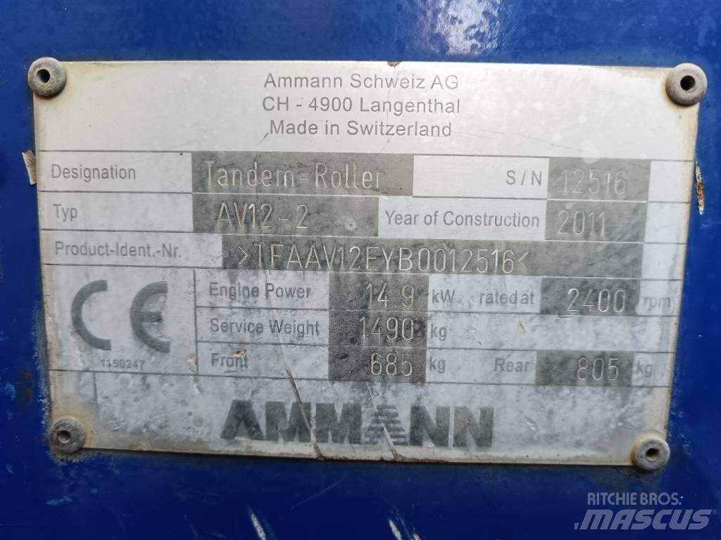 Ammann AV 12-2 Walce dwubębnowe