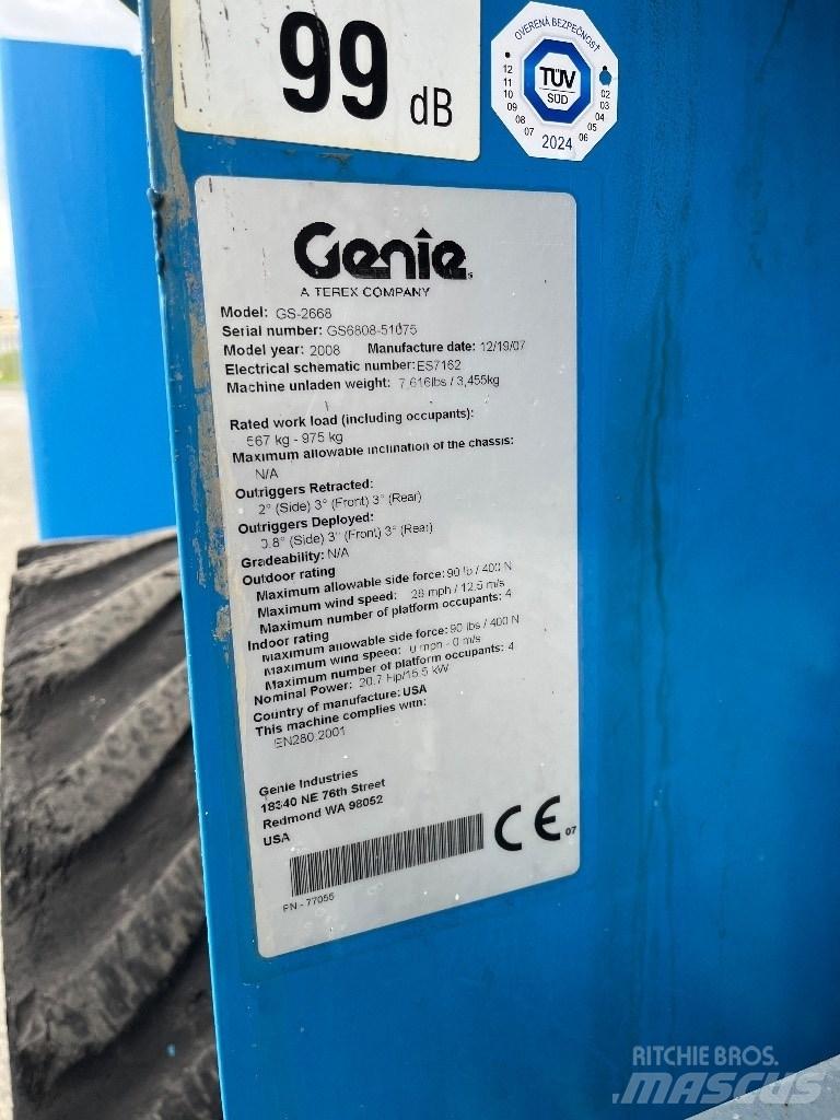 Genie GS 2668 RT Podnośniki nożycowe