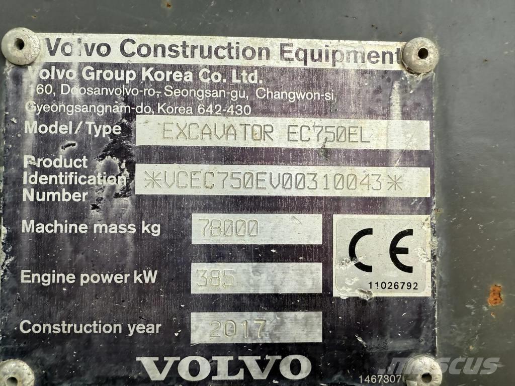 Volvo EC 750 EL Koparki gąsienicowe