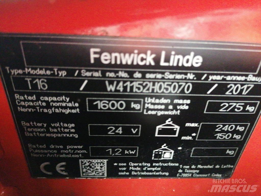 Linde T16 Wózki widłowe unoszące