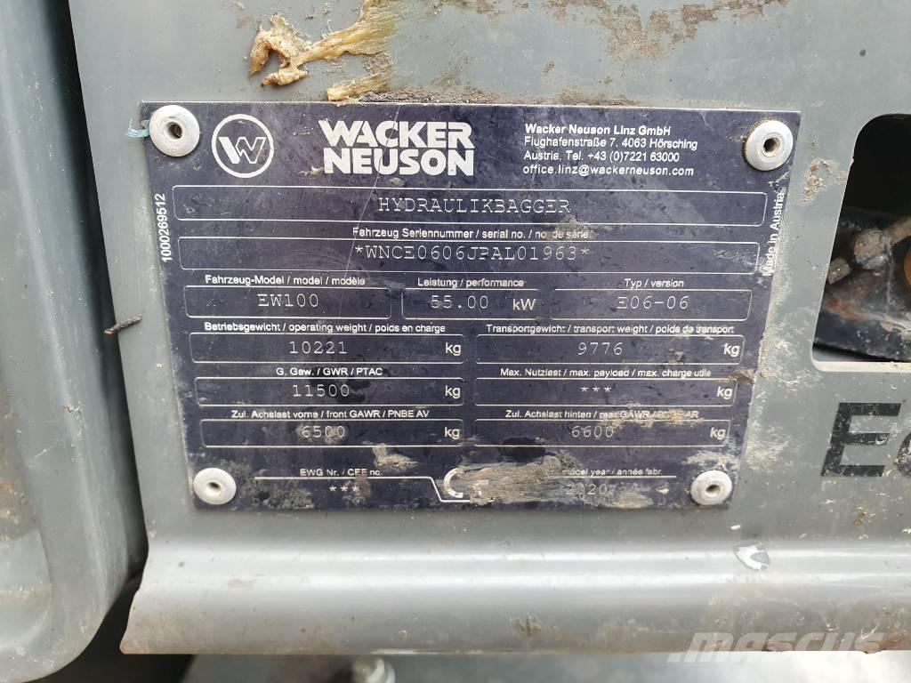 Wacker Neuson EW100 Koparki kołowe