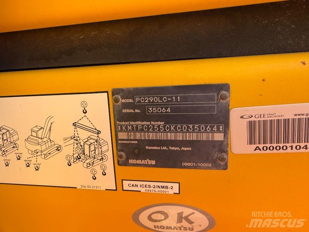 Komatsu PC290LC-11 Koparki gąsienicowe