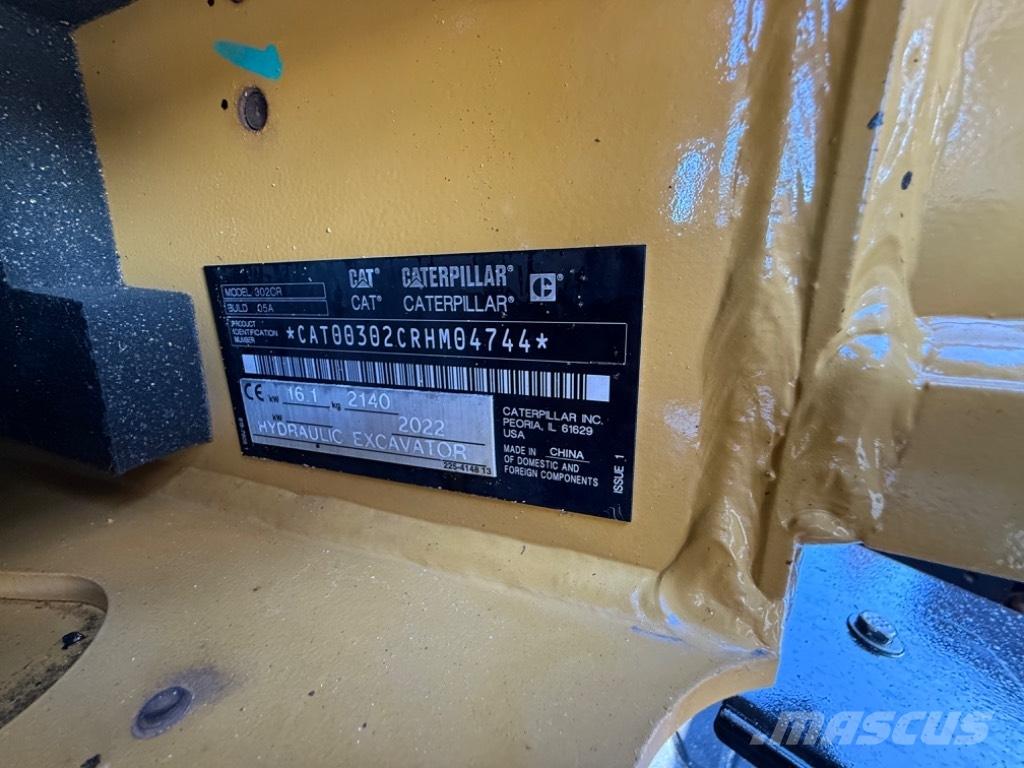 CAT 302 CR Minikoparki