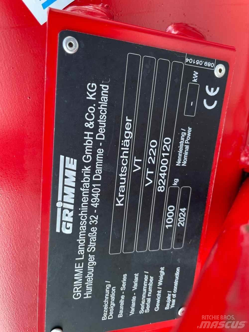 Grimme VT 220F Maszyny rolnicze - Inne