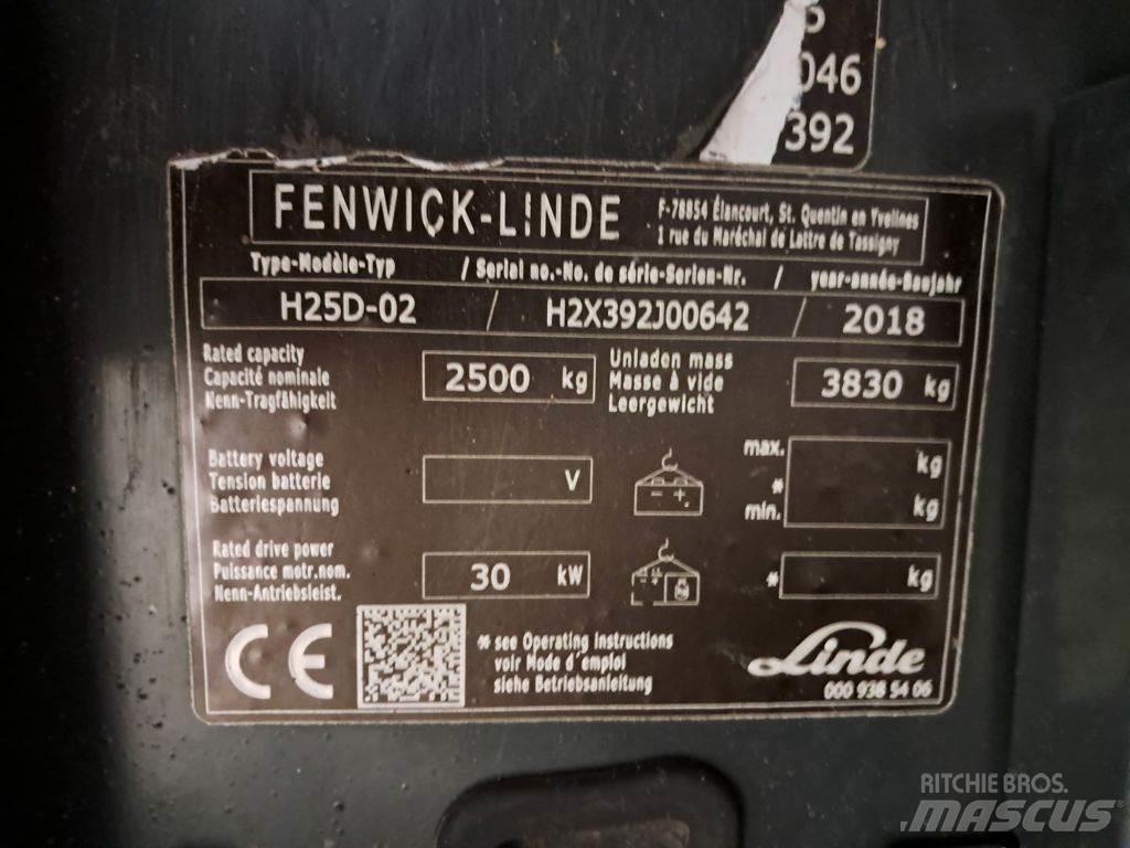 Linde H25D-02 Wózki Diesla