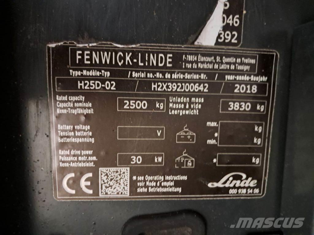 Linde H25D-02 Wózki Diesla