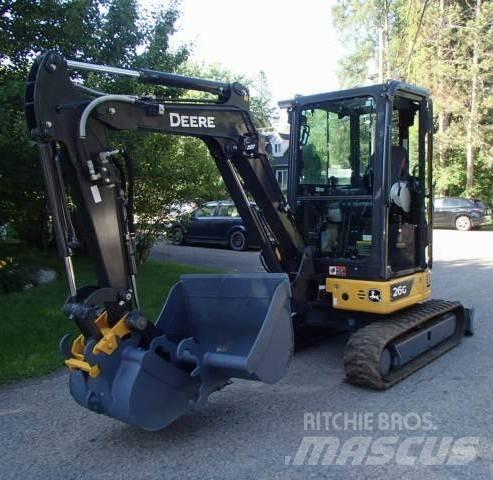 John Deere 26G Minikoparki