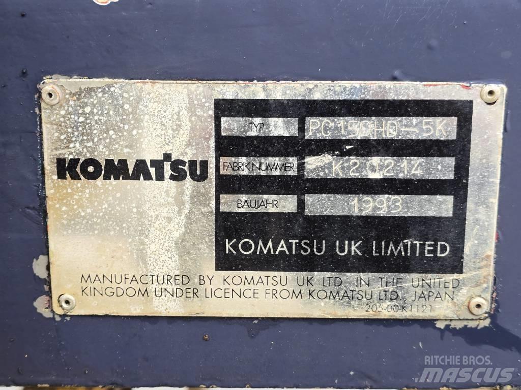 Komatsu PC 150 HD-5K Koparki gąsienicowe