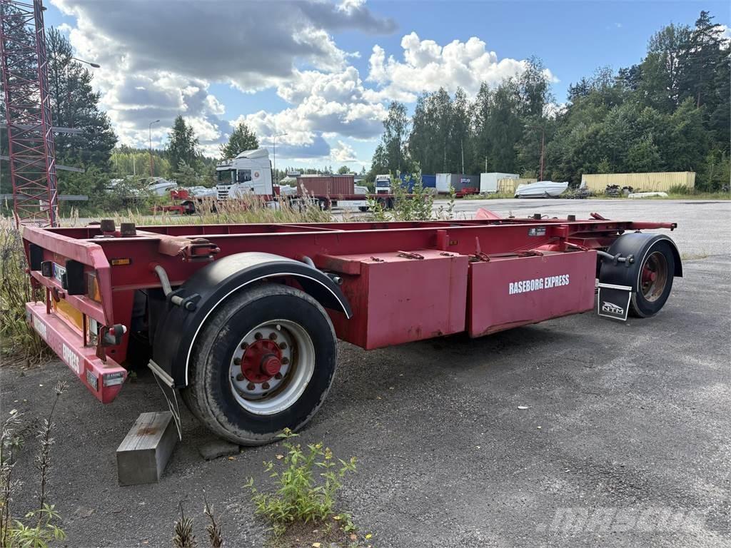 Krone konttikärry Przyczepy do transportu kontenerów